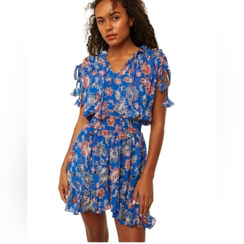 Misa Dominque dress in Sireneuse floral ruffle dress
